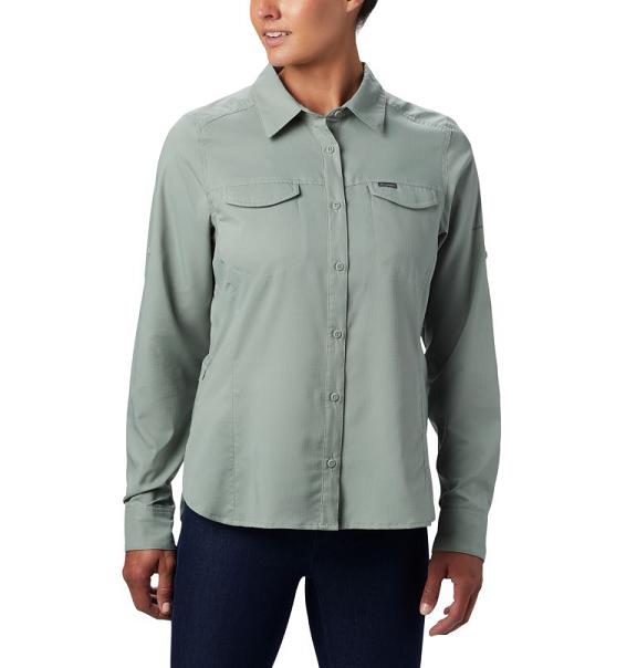 Columbia Womens Shirts Sale UK - Silver Ridge Clothing Light Green UK-57302